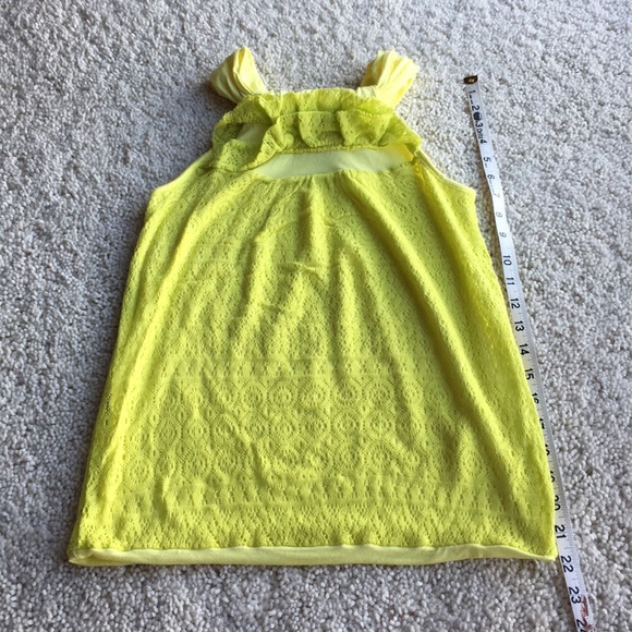 Ella Moss Halter Top.    Yellow.     Size XS - Picture 3 of 6